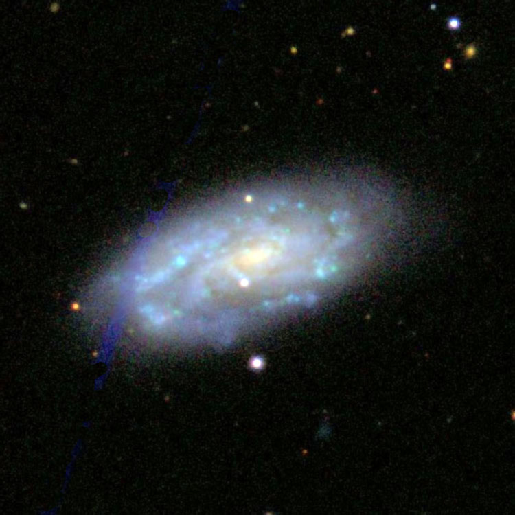 Color-corrected Wikisky SDSS image of NGC 3389