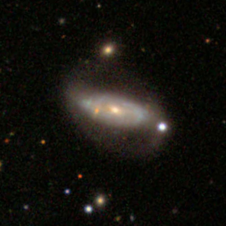 SDSS image of spiral galaxy NGC 3398
