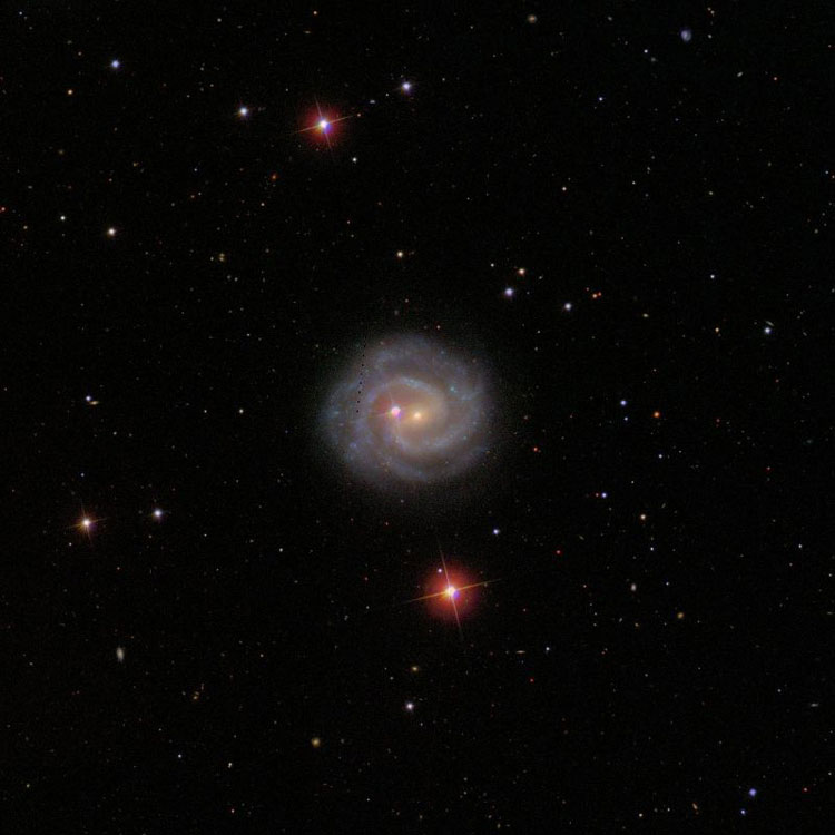 Wikisky SDSS image of region around NGC 3507