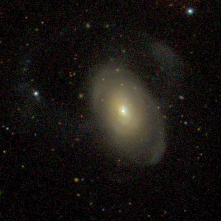 SDSS image of spiral galaxy NGC 3604