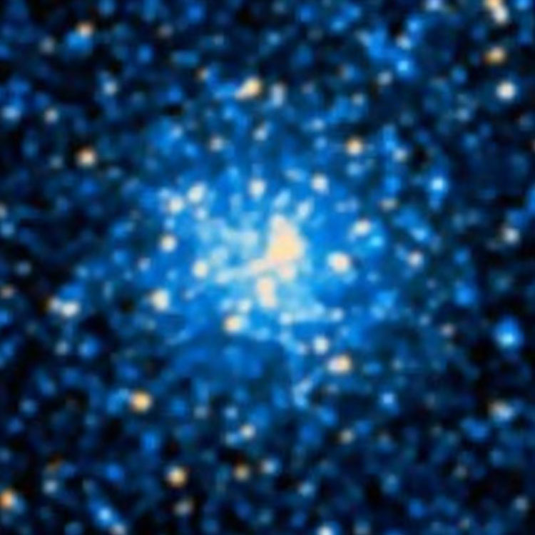 DSS image of NGC 361, an open cluster in the Small Magellanic Cloud