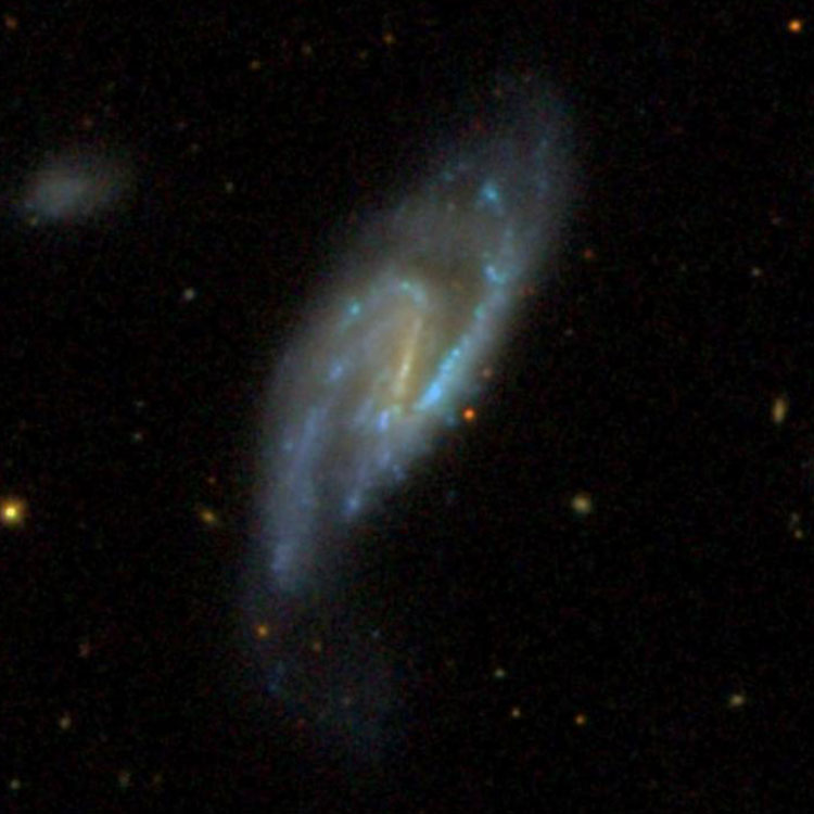 SDSS image of spiral galaxy NGC 3652