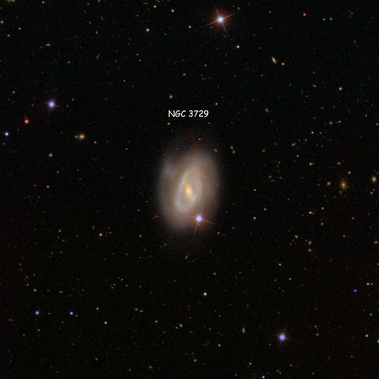 SDSS image of region near NGC 3729