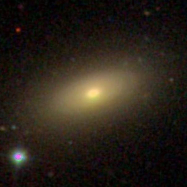 SDSS image of lenticular galaxy NGC 4002