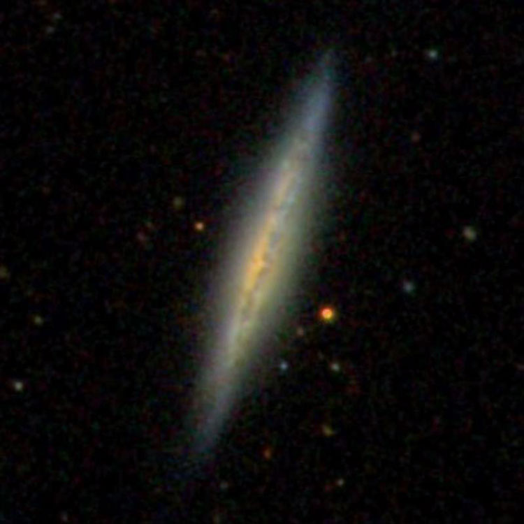 SDSS image of spiral galaxy NGC 4018