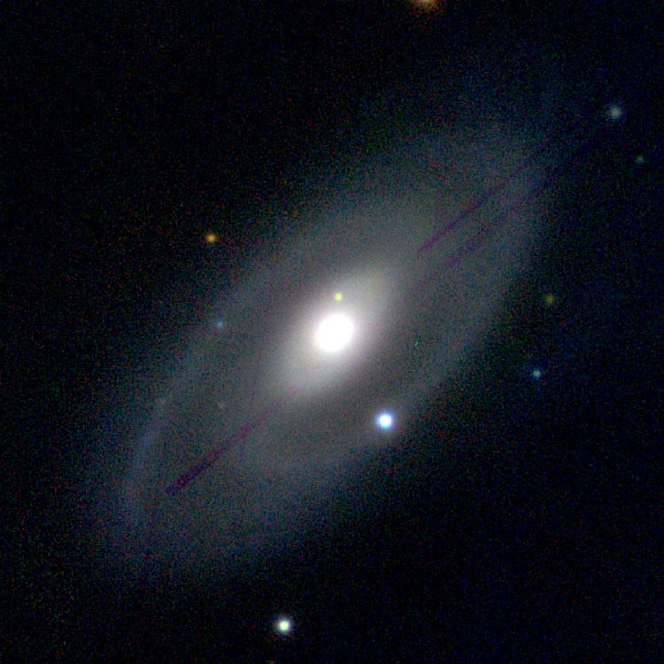 PanSTARRS image of spiral galaxy NGC 4114