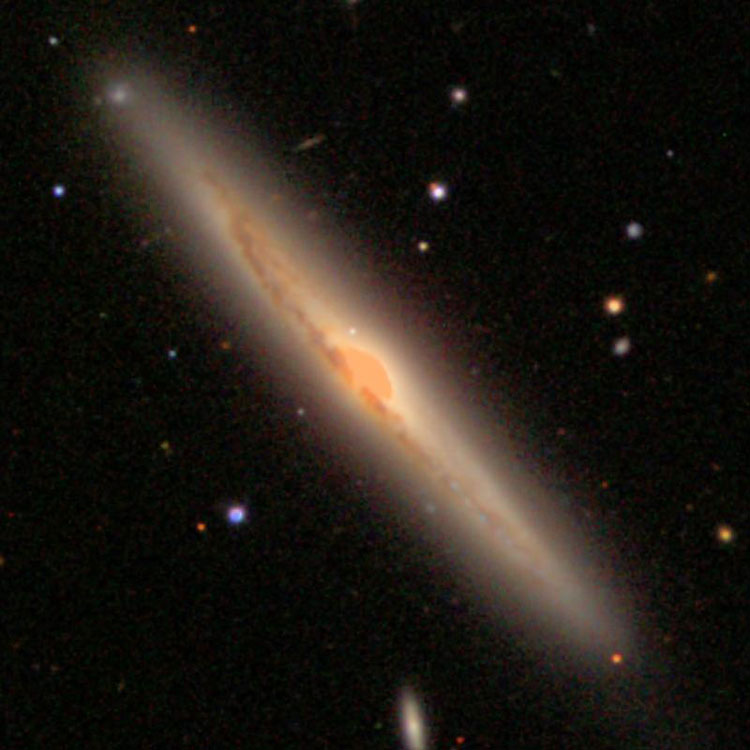 SDSS image of spiral galaxy NGC 4256