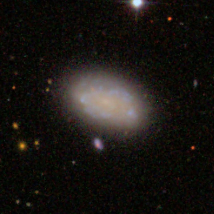 SDSS image of irregular galaxy NGC 4353