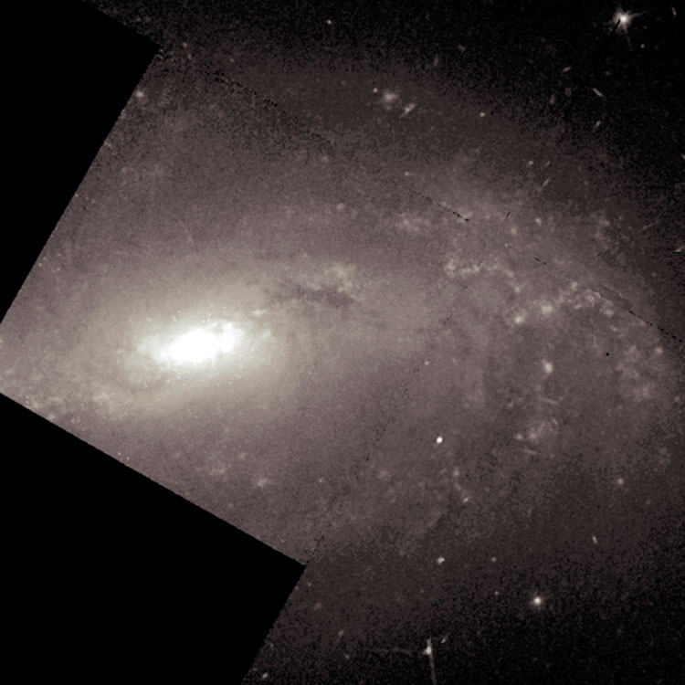 HST image of part of spiral galaxy NGC 4385