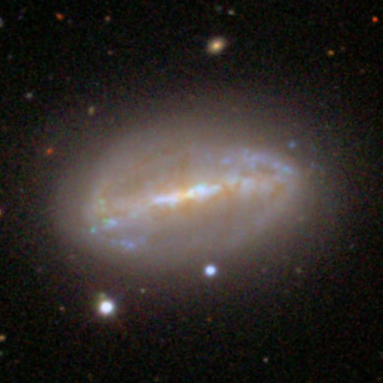 SDSS image of spiral galaxy NGC 4389