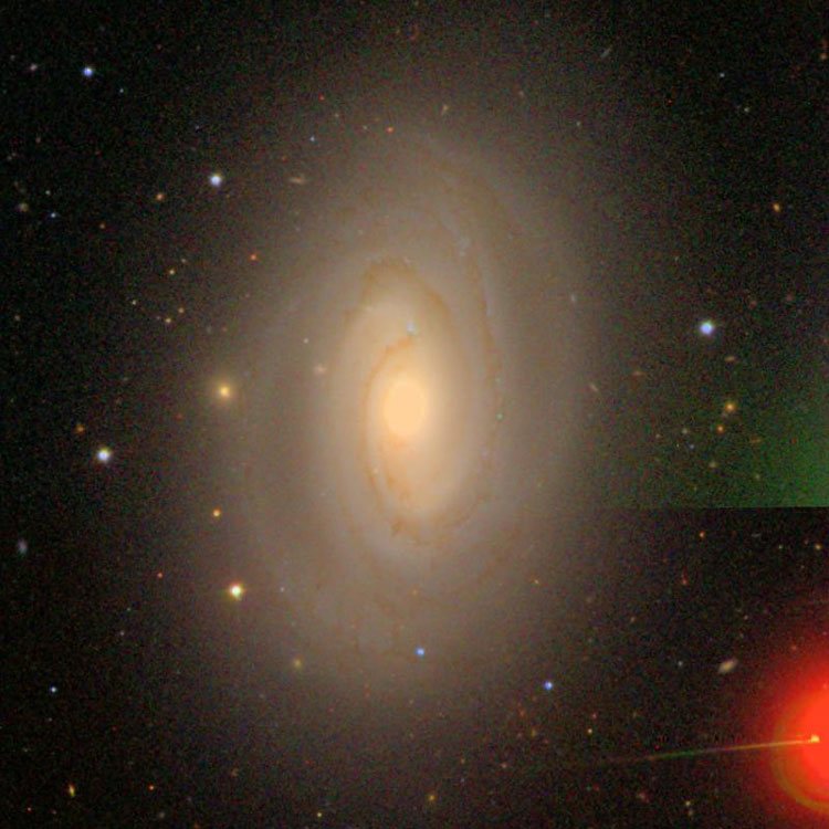 SDSS photomosaic of spiral galaxy NGC 4450