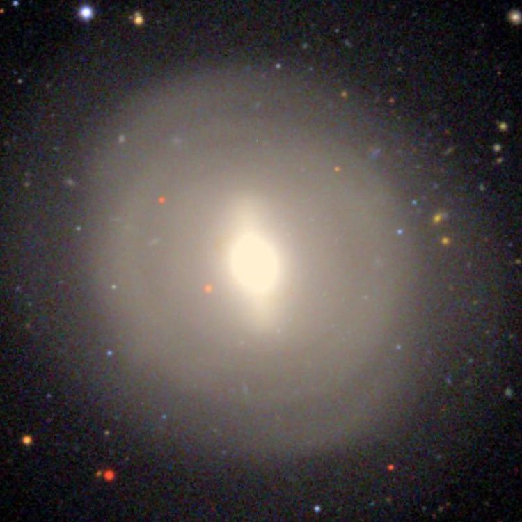 SDSS image of lenticular galaxy NGC 4477