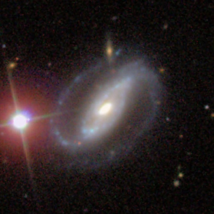 SDSS image of spiral galaxy NGC 4500