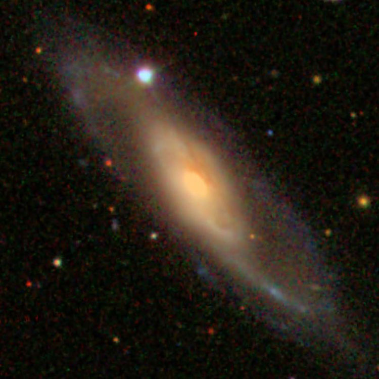 SDSS image of spiral galaxy NGC 452