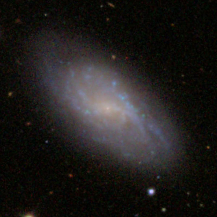 SDSS image of spiral galaxy NGC 4525