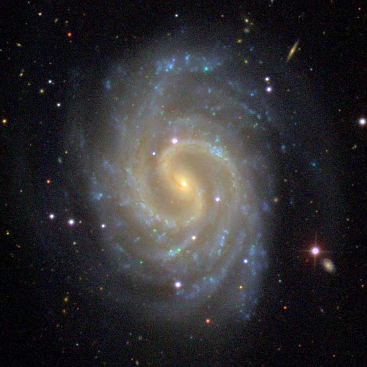 SDSS image of spiral galaxy NGC 4535