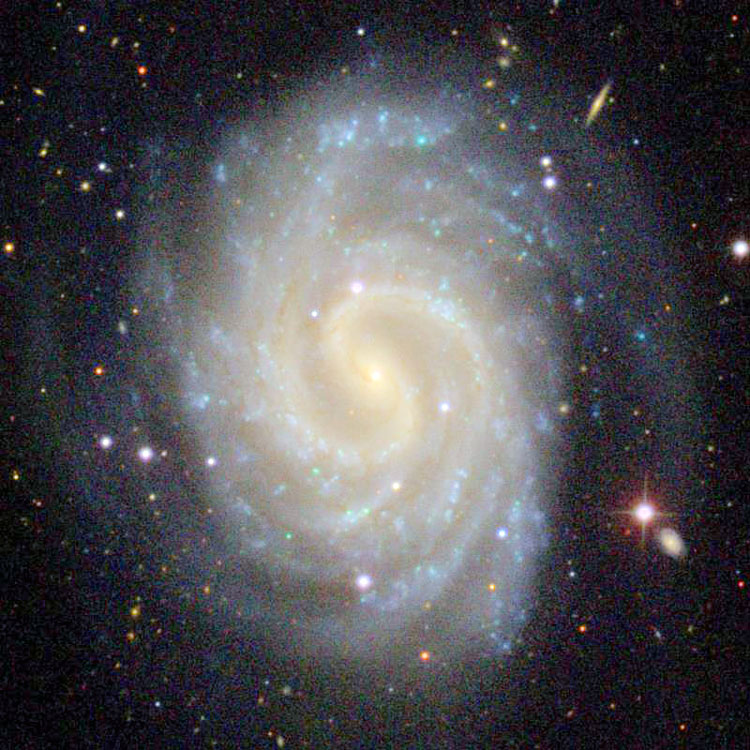 SDSS image of spiral galaxy NGC 4535