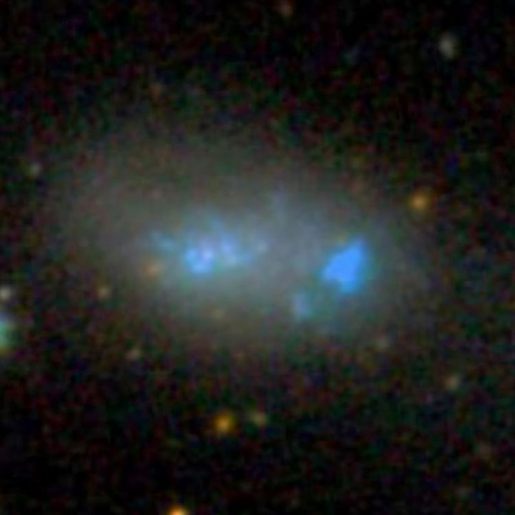 SDSS image of irregular galaxy NGC 4678