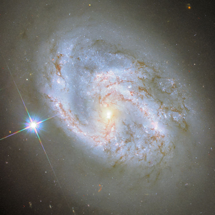 HST image of central portion of spiral galaxy NGC 4680