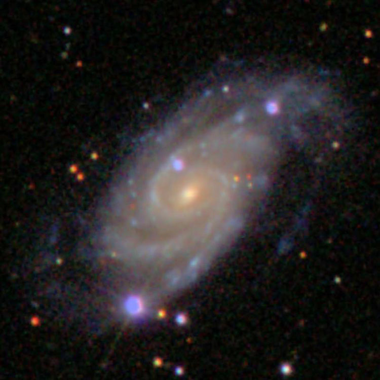 SDSS image of spiral galaxy NGC 477