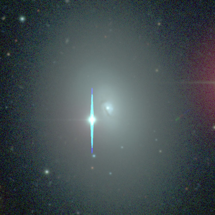 Carnegie-Irvine Galaxy Survey image of lenticular galaxy NGC 4802