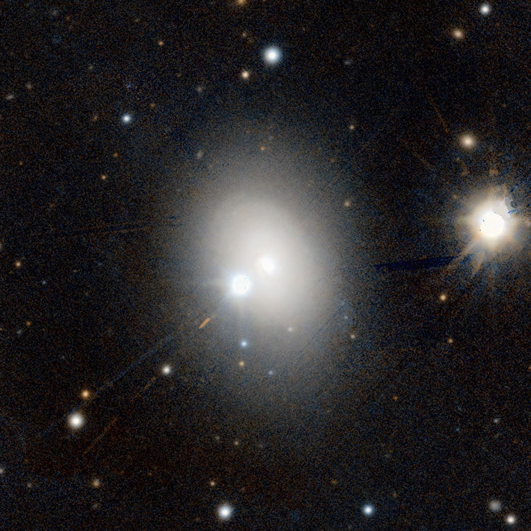 PanSTARRS image of region near lenticular galaxy NGC 4802