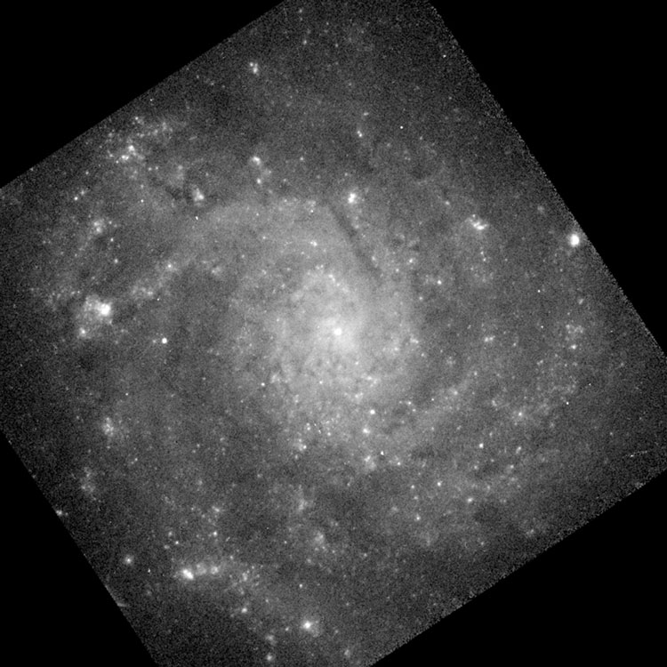 HST image of the nucleus of spiral galaxy NGC 4806