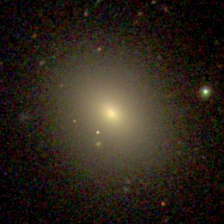 SDSS image of lenticular galaxy NGC 4827