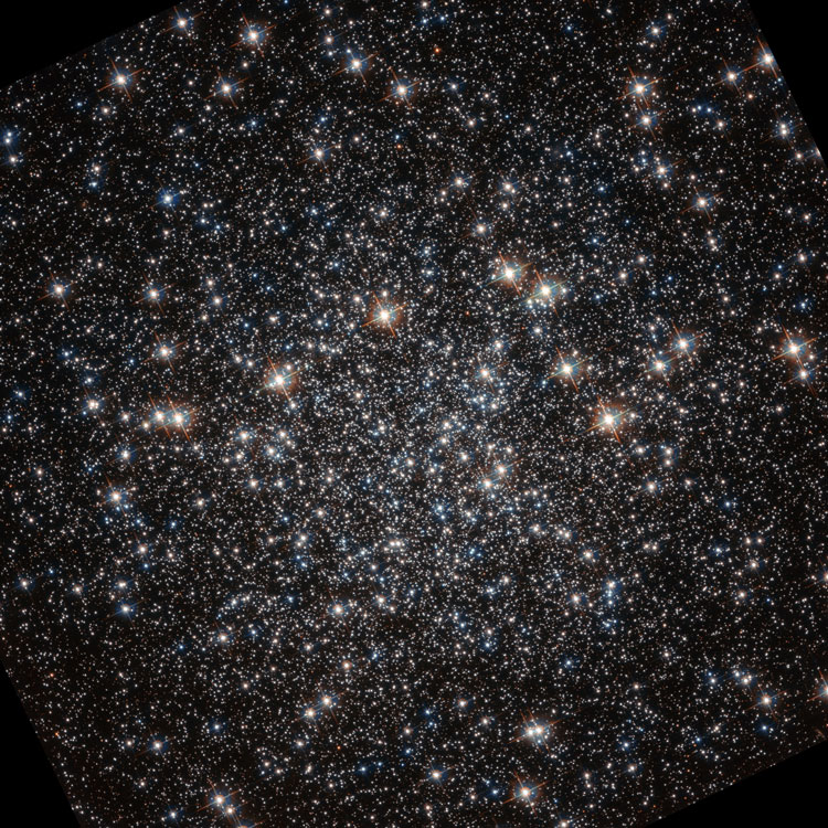 HST image of central portion of globular cluster NGC 4833