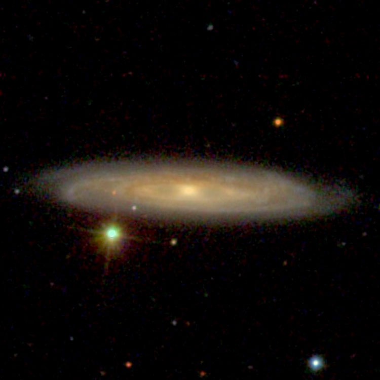 SDSS image of spiral galaxy NGC 4843