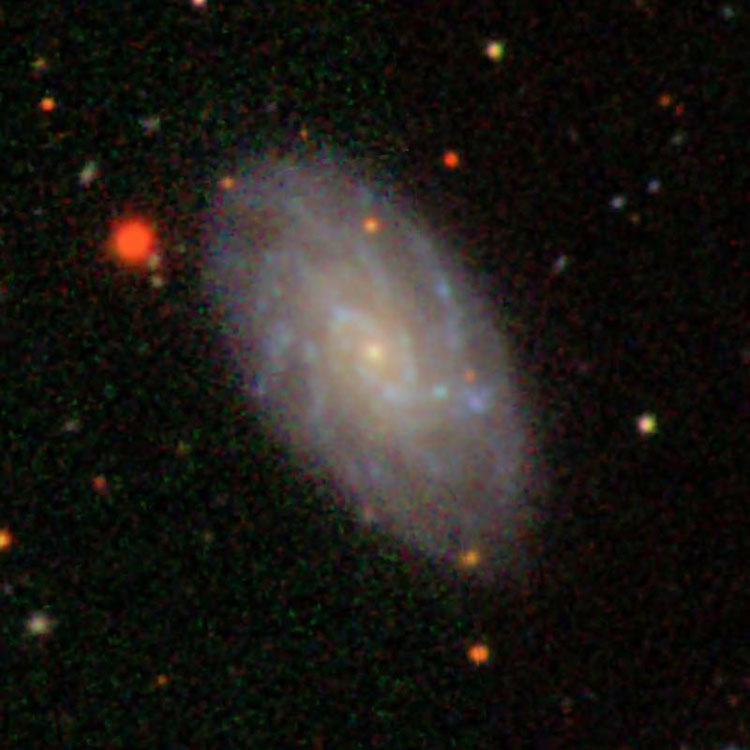 SDSS image of spiral galaxy NGC 496