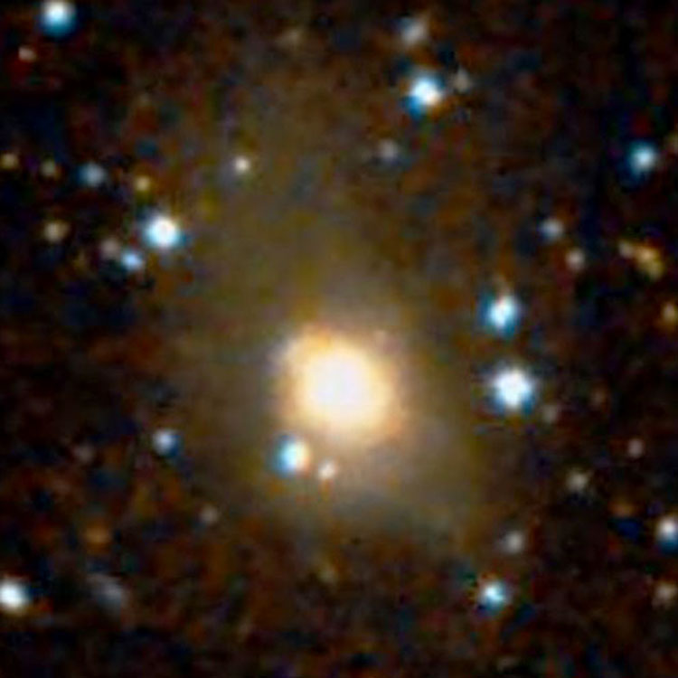 DSS image of lenticular galaxy NGC 51