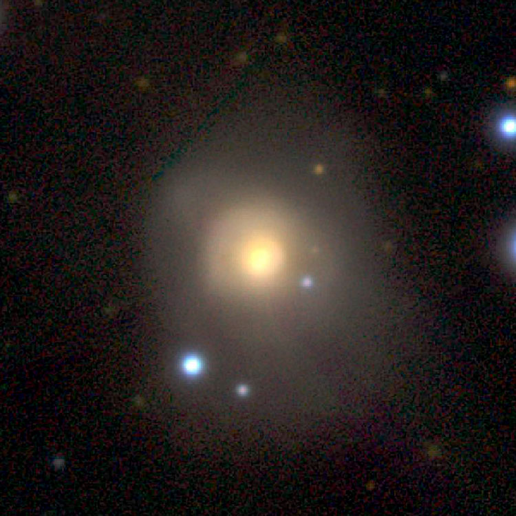 PanSTARRS image of the nucleus of lenticular galaxy NGC 51