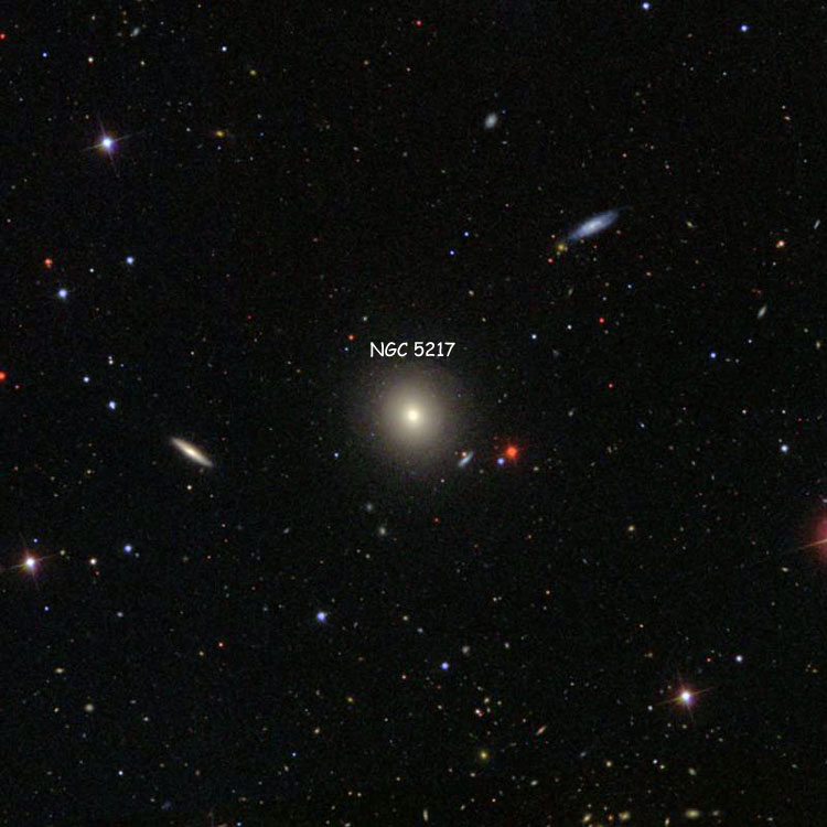 SDSS image of region near NGC 5217