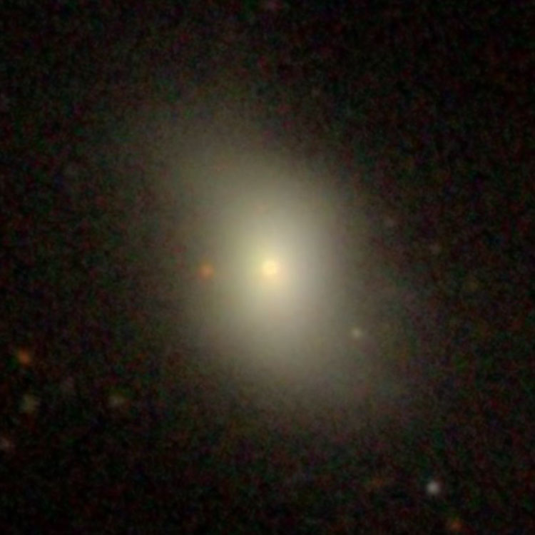Overlay of Misti Mountain image on SDSS image of lenticular galaxy NGC 5355