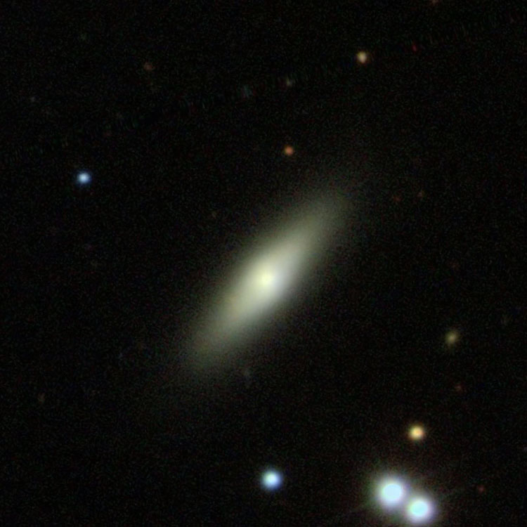 Overlay of Misti Mountain image on SDSS image of NGC 5358