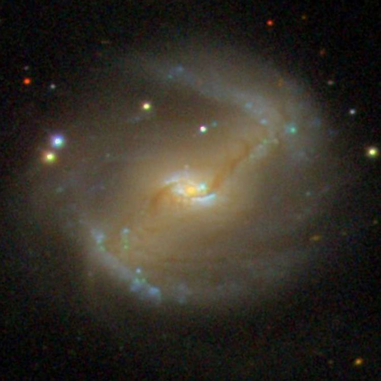 SDSS image of spiral galaxy NGC 5383
