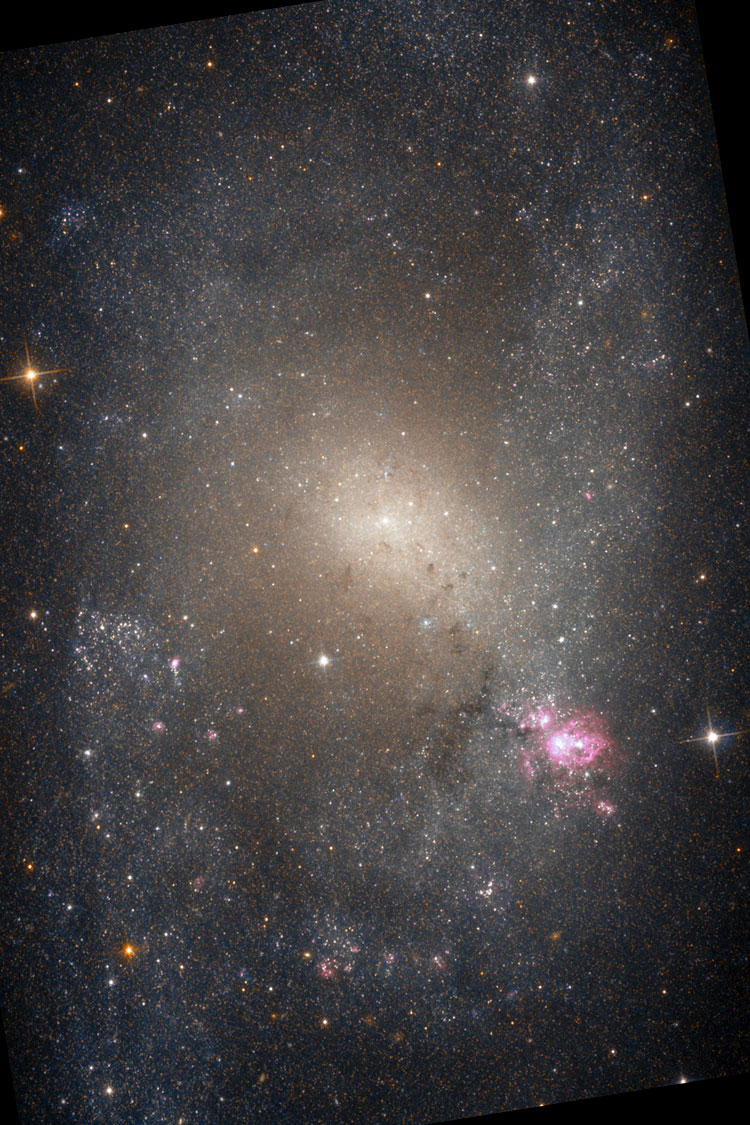 HST image of central portion of spiral galaxy NGC 5398