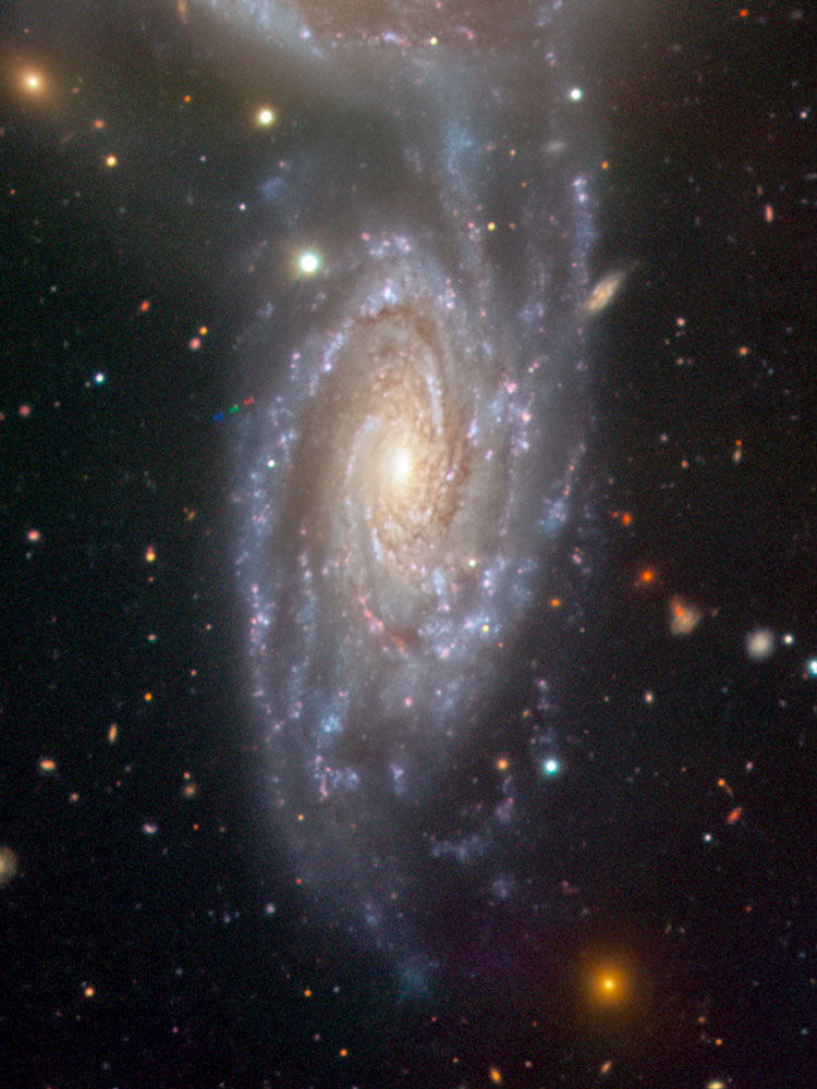 ESO VIMOS image of spiral galaxy NGC 5426, which with NGC 5427 comprises Arp 271