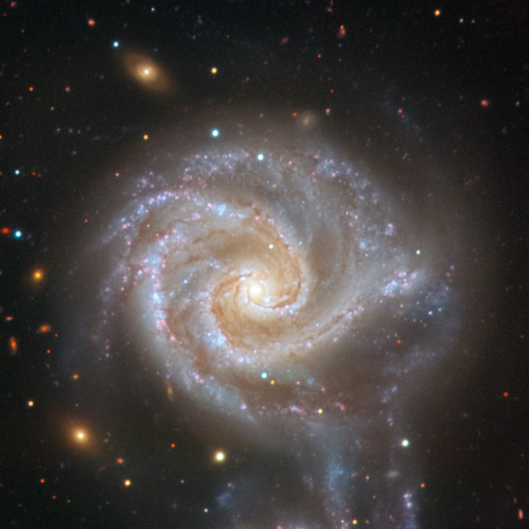 ESO VIMOS image of spiral galaxy NGC 5427, which with NGC 5426 comprises Arp 271