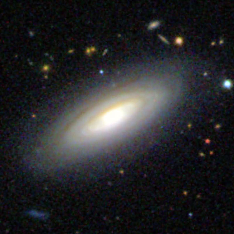 SDSS image of spiral galaxy NGC 550