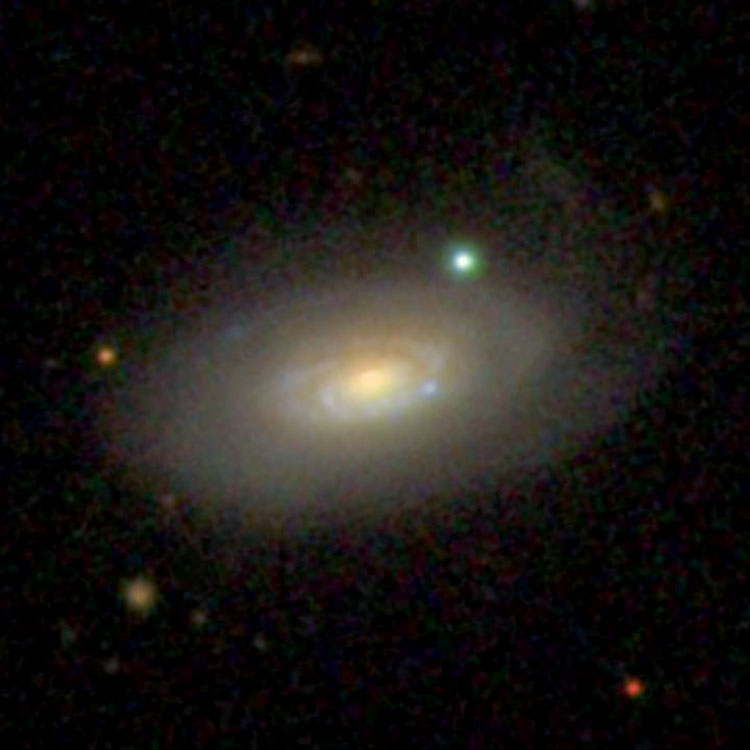 SDSS image of spiral galaxy NGC 5515