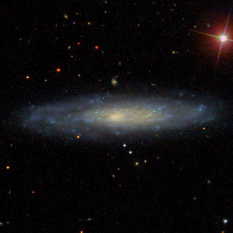 SDSS image of spiral galaxy NGC 5523