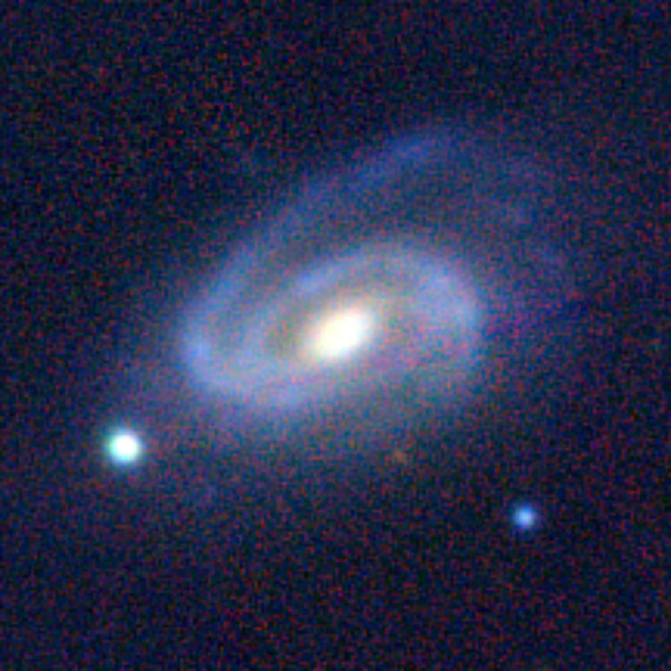 PanSTARRS image of spiral galaxy NGC 5555