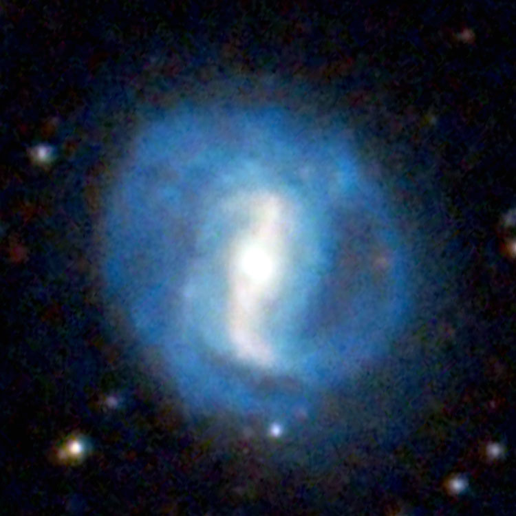 DSS image of spiral galaxy NGC 5757