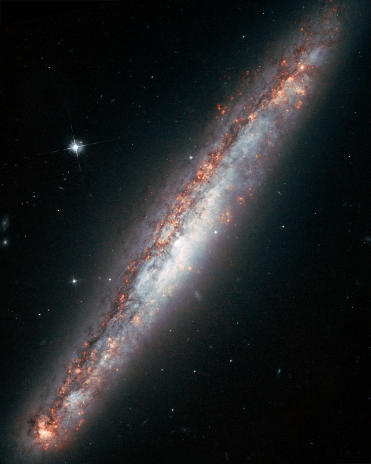 HST image of spiral galaxy NGC 5775