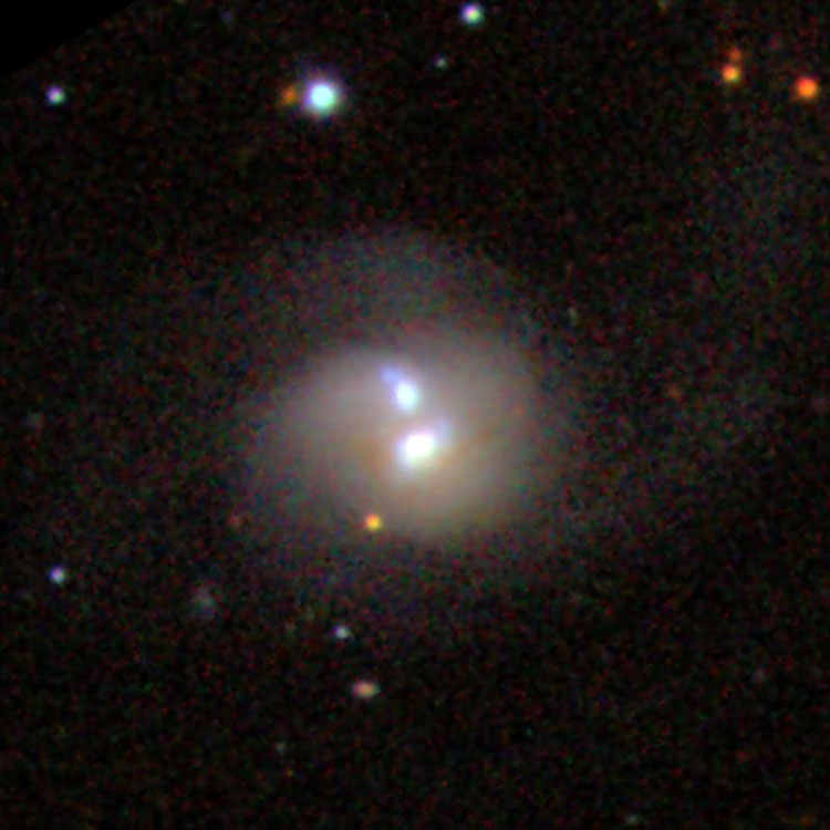 SDSS image of lenticular galaxy pair NGC 5860