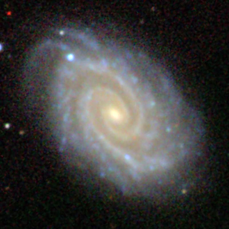 SDSS image of spiral galaxy NGC 5874