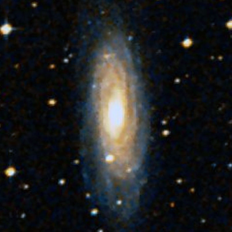 DSS image of spiral galaxy NGC 5878