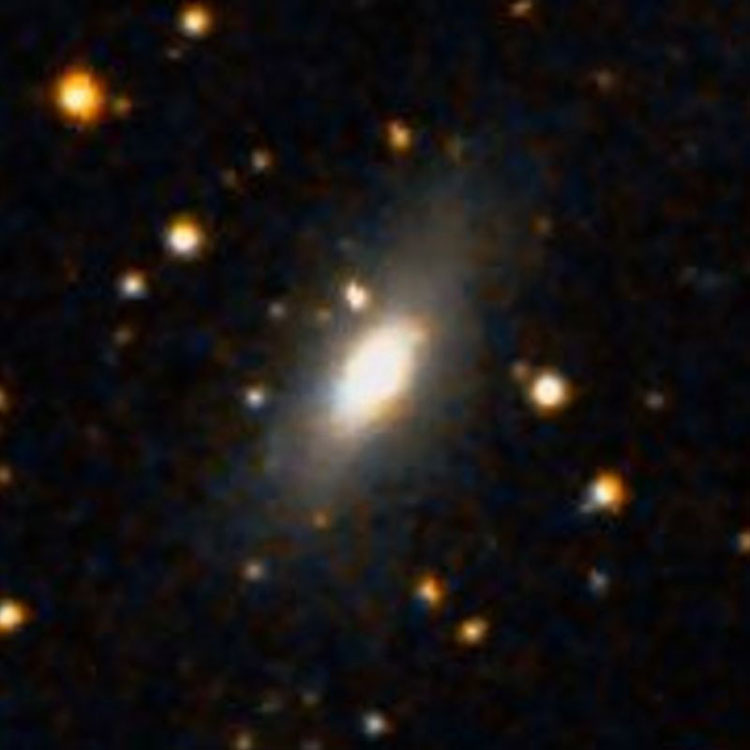 DSS image of lenticular galaxy NGC 605